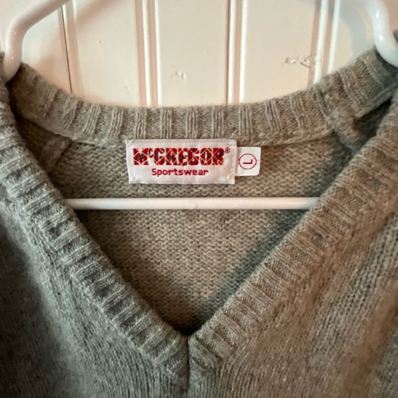 Vintage McGregor Sportswear V Neck Sweater (L) - Picture 2 of 4